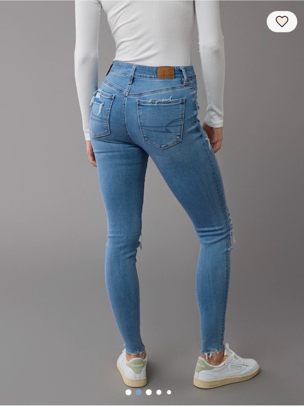 American Eagle AE Next Level Ripped High-Waisted Jegging - Picture 2 of 10